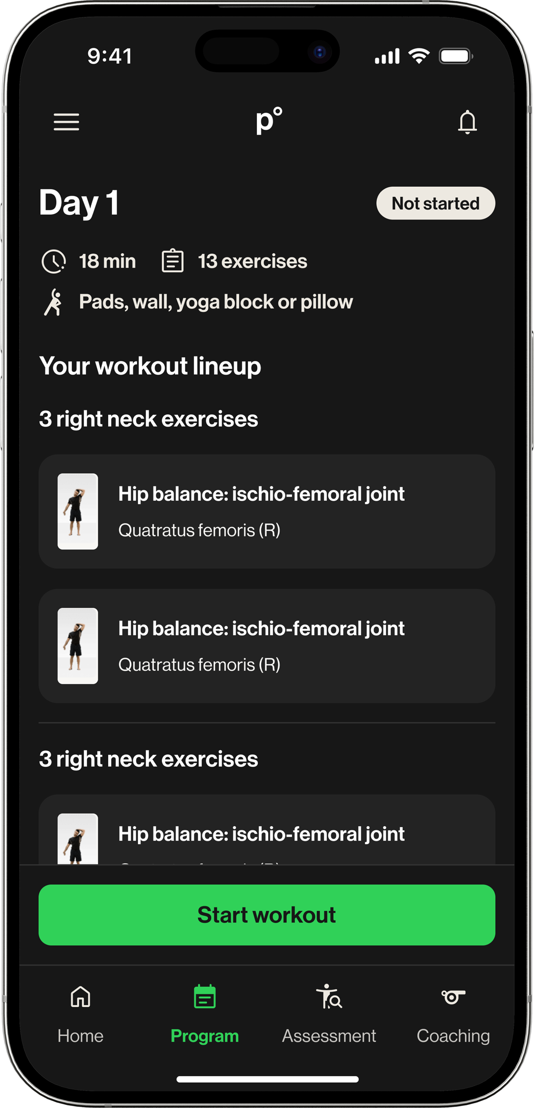 p°Motion program page redesign
